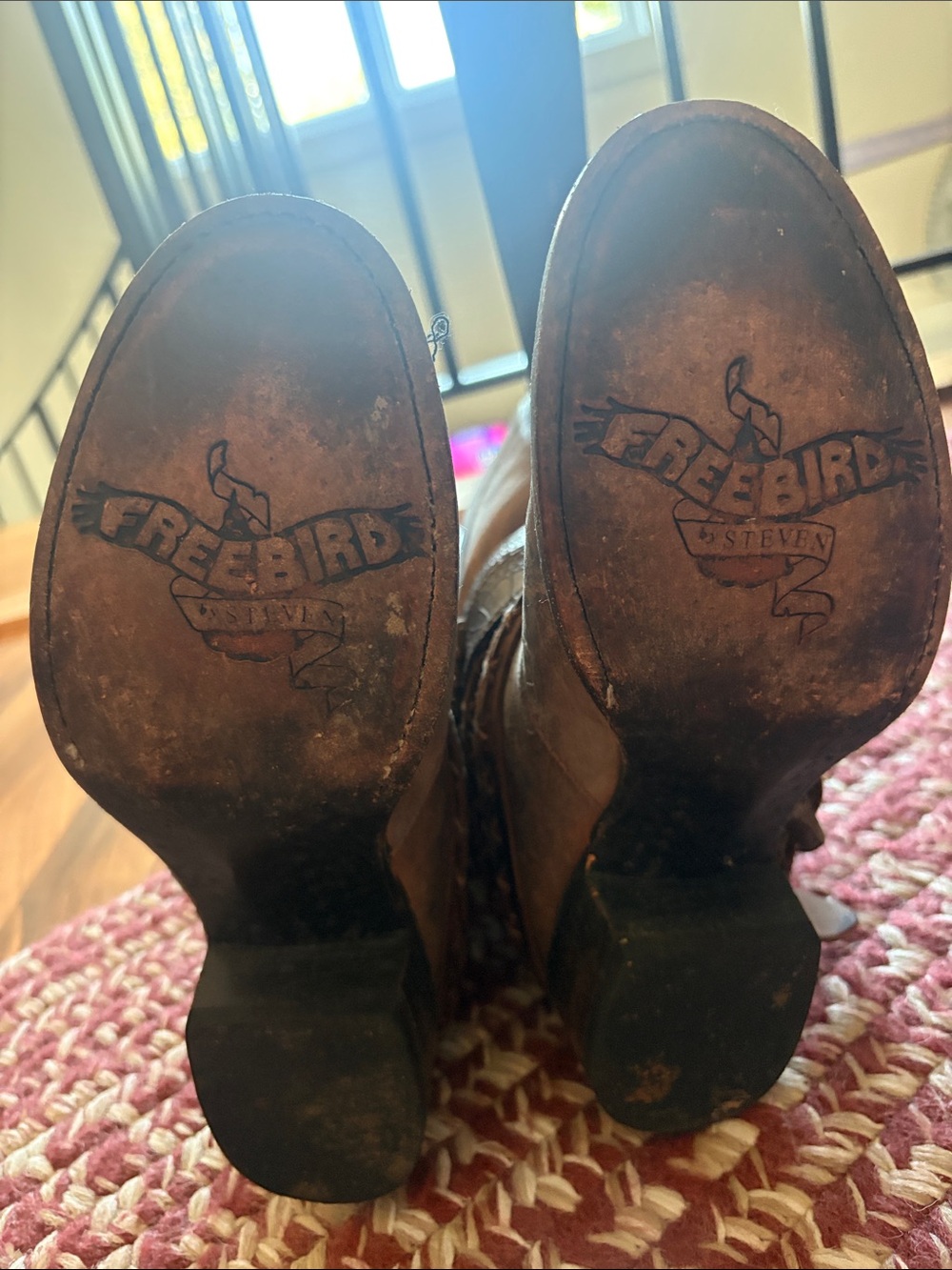 Freebird by Steven Brown Leather Western Heeled Boots - Picture 6 of 6